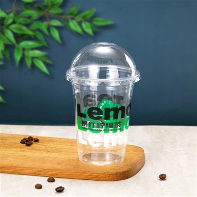 24 Oz Pet Plast Kaffekopper